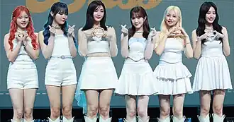 Weeekly in July 2024 (L–R: Soojin, Monday, Soeun, Jaehee, Jihan, Zoa)