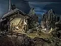 Crib family with shepherds at the crib exhibition in Bamberg 2015