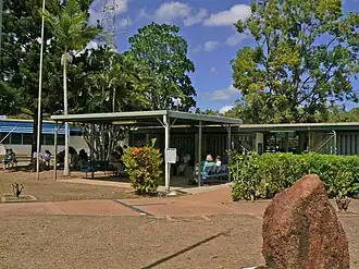 Departure lounge, Weipa Airport, 2007