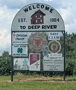 Welcome sign