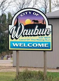 Welcome sign