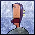 Well travelled, 2000, Acrylic on canvas, 2m x 2m, paul du toit