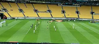 Wellington Phoenix playing against Melbourne Victory on 19 January 2024