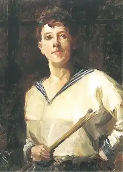 Self-Portrait in Sailor Blouse, 1893, oil on canvas