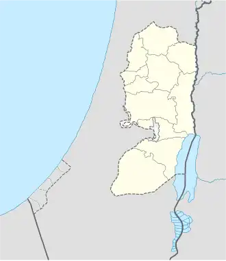 Nablus is located in the West Bank