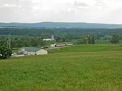 View south toward York County