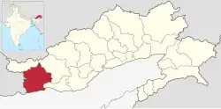 Location in Arunachal Pradesh