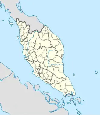 Pergau Dam is located in Peninsular Malaysia