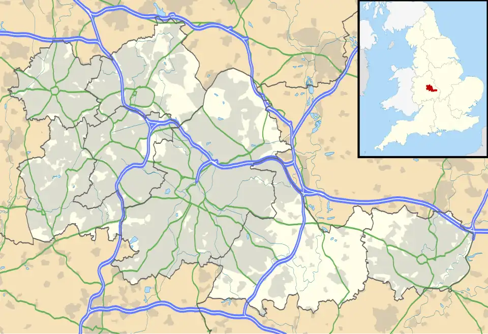 Coventry Cathedral is located in West Midlands county
