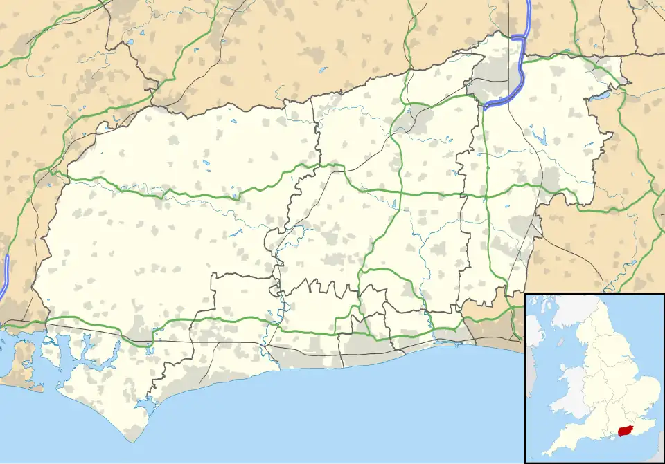Balcombe is located in West Sussex