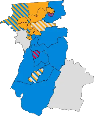 2003 results map