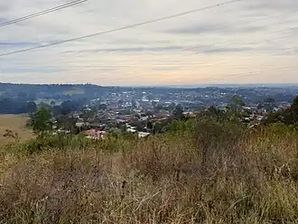 View of Abbotsbury from Western Sydney Parklands