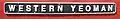 Western Yeoman's nameplate
