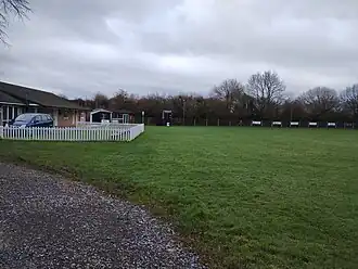 The pavilion at Westlands Sports Ground in Yeovil