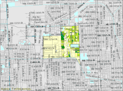 U.S. Census Bureau map showing CDP boundaries