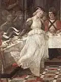 Detail of Salome in Herod's Banquet