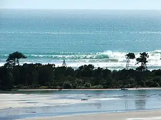 The Bay of Plenty seen from Whakatāne