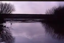 Wharfe's Mouth south of Cawood, 53°50′38.73″N 1°7′50.17″W﻿ / ﻿53.8440917; -1.1306028