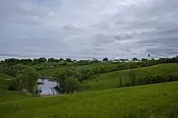 White River from the West, the county seat