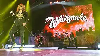 Whitesnake performing in 2022