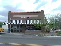 Safeway Pay and Takit built 1925 and located at 42 N Tegner. The property was listed in the National Register of Historic Places on July 10, 1986. Reference number #86001587.