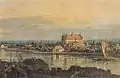 Bernardine monastery in 1772, by Bellotto ("Canaletto")