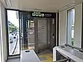 An elevator inside the southeast building