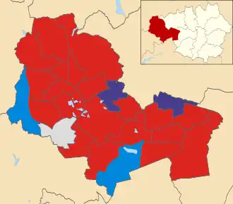 2019 results map