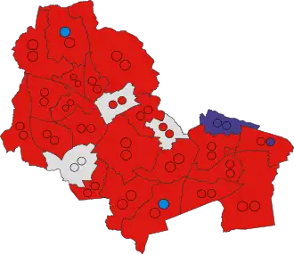 2023 results map