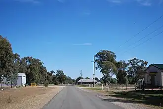 Wilby looking towards the old Wilby pub