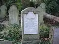 Memorial stone at Tower Hamlets Cemetery