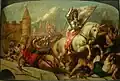 Joan of Arc makes a sortie from the gates of Orleans, and scatters the enemies of France