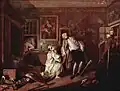 Marriage à la mode 5. The death of the count.