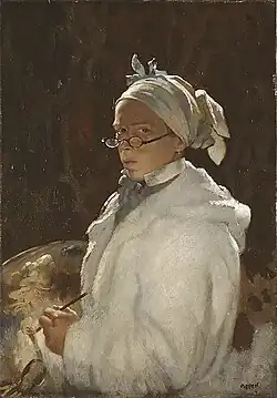 Self-portrait with glasses, (1907), National Gallery of Australia