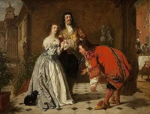 A Scene from 'Le Bourgeois Gentilhomme by William Powell Frith