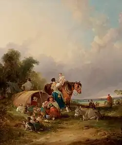 A Romani encampment in England (19th century)