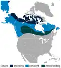 Distribution in North America[1]