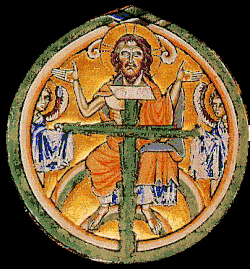 Fol.5, detail. Christ at the Last Judgment