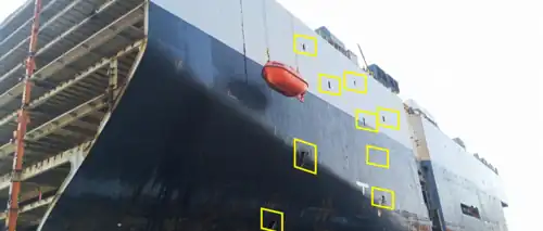 Window cut for ventilation and illumination[87] during ship recycling