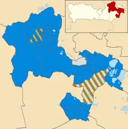 2011 results map