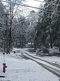 Damage in Clifton Park, New York after the storm