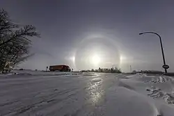 Winter in McLean, Saskatchewan