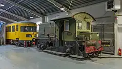 NS Class 200 No. 347 in Transit Oost in Winterswijk. Behind it multiple unit DE-2 186; 20 June 2017.