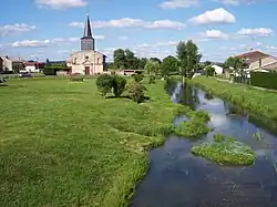 Church beside the River Wiseppe at Wiseppe