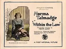 Lobby card for Within the Law