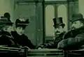 A carriage outside Witley Court circa 1900. The couple on the far side are the 2nd Earl of Dudley and his wife Rachel.