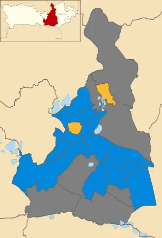 2011 results map