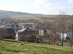 The Pogórze Bukowskie is a hilly region (thus the name, Bukowsko hilly region) in Poland (Wola Piotrowa view.