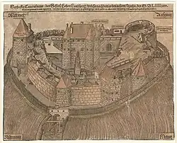 Hohenlandsberg Castle at Weigenheim, Middle Franconia