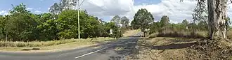 Wolston Station Road heading to Wacol